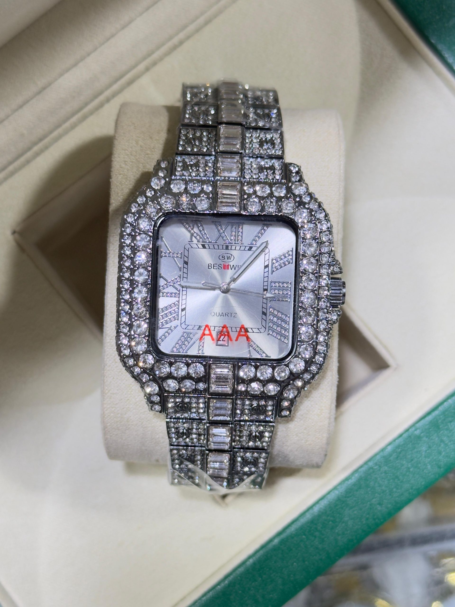 BESTWIN ICED OUT Luxury Diamond Style Watch for Men BESTWIN Iced Out Diamond Style Watch – Heavy Build - Image 2