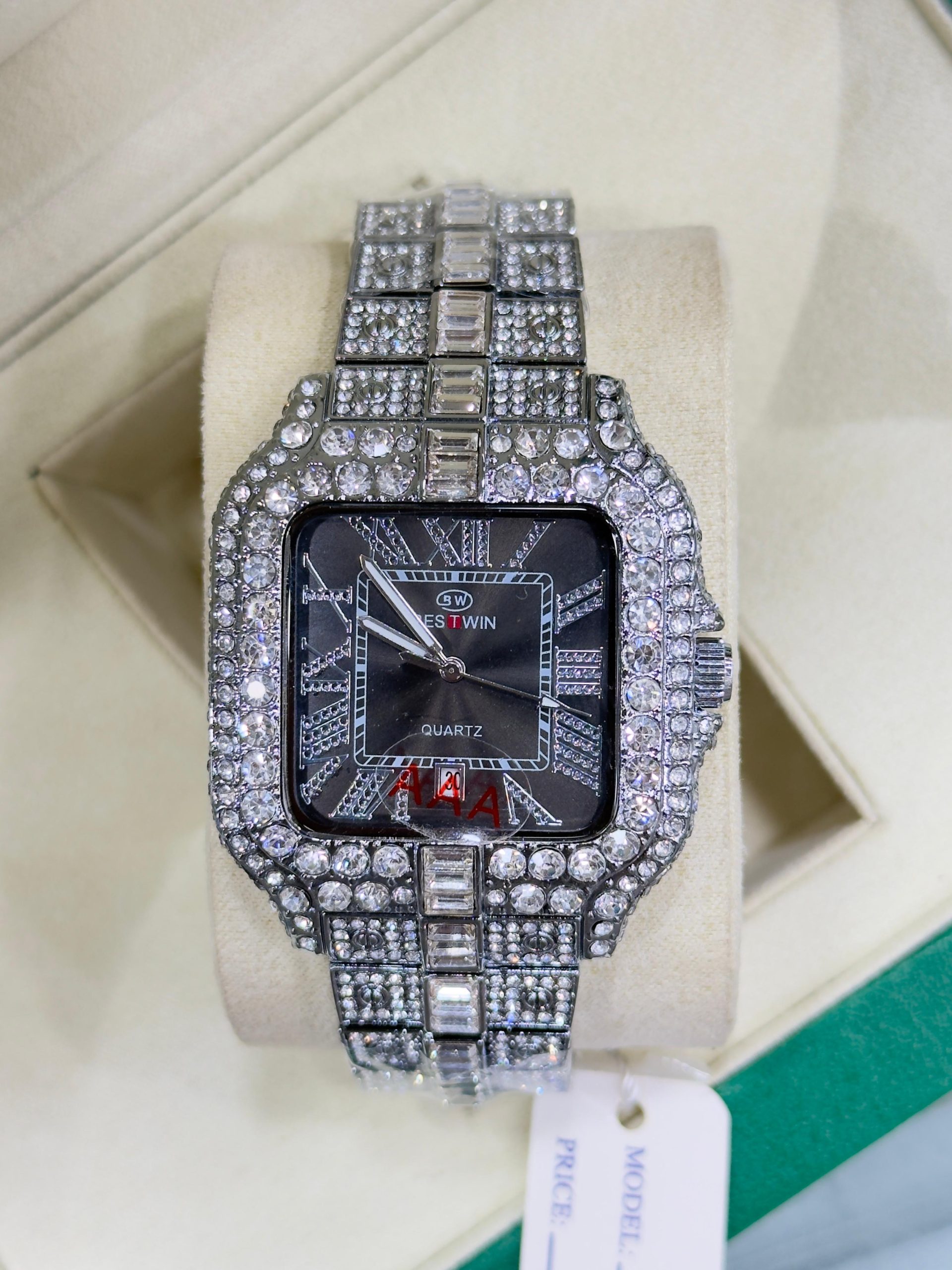 BESTWIN ICED OUT Luxury Diamond Style Watch for Men BESTWIN Iced Out Diamond Style Watch – Heavy Build - Image 3